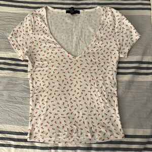 Floral baby tee
